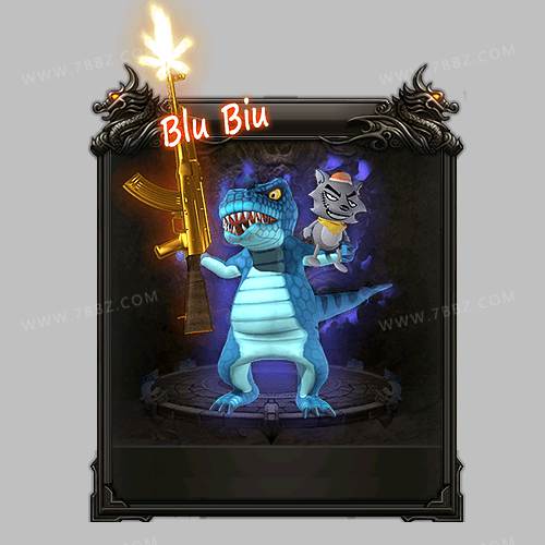 恐龙扛狼Blu-Biu一体时装男-编号J260316-N